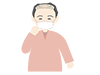 Mask | Middle-aged man | Cold | Fever | Medical care | Nursing care / welfare | Free illustration