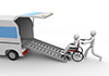 Wheelchair / Welfare vehicle / Outing --Free illustration material --Medical care | Nursing care | Hospital | Person