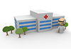 Hospital ｜ Doctor ｜ Green Trees ｜ Illness / Yamai ｜ Blood / Examination --Free Illustration Material --Medical Care ｜ Nursing Care ｜ Hospital ｜ People