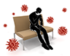 Nosocomial infections ｜ Virus ｜ Cough ――Free illustration material ―― Medical care ｜ Nursing care ｜ Hospital ｜ People