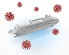 Luxury liner ｜ Virus ｜ Infected person ――Free illustration material ―― Medical care ｜ Nursing care ｜ Hospital ｜ Person