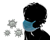 Virus dispersal ｜ Prevention ｜ Mask --Free illustration material --Medical care ｜ Nursing care ｜ Hospital ｜ Person