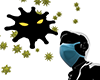Prevention with a mask ｜ Disease infection ｜ Virus ――Free illustration material ――Medical care ｜ Nursing care ｜ Hospital ｜ Person