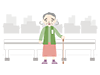 Dementia Symptoms / Lost Children | Elderly People | Dangers-Medical Care | Nursing Care / Welfare | Free Illustrations