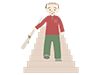 Elderly / Handrail / Stairs ｜ Remodeling --Medical ｜ Nursing / Welfare ｜ Free Illustration