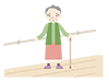 Elderly / Corridor railings ｜ Installation-Medical care ｜ Nursing care / welfare ｜ Free illustrations