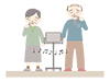 I love karaoke / elderly / welfare facilities ｜ Song lovers --Medical care ｜ Nursing care / welfare ｜ Free illustrations