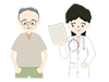 Interview | Male | Doctor | Medical Examination-Medical Care | Nursing Care / Welfare | Free Illustrations