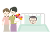 Family | Condolences | Hospitals | Men-Medical Care | Nursing Care / Welfare | Free Illustrations