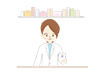 Pharmacist | Women | Medicine-Medical Care | Nursing Care / Welfare | Free Illustrations